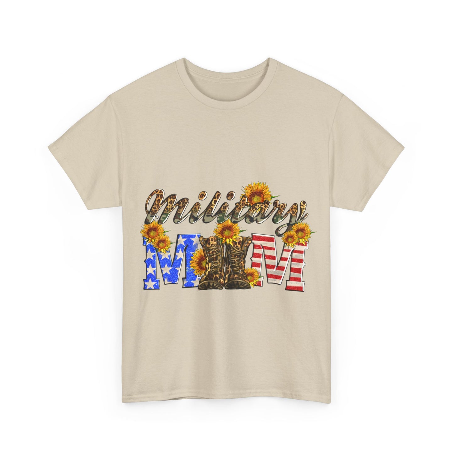 Military Mom Unisex Heavy Cotton Tee