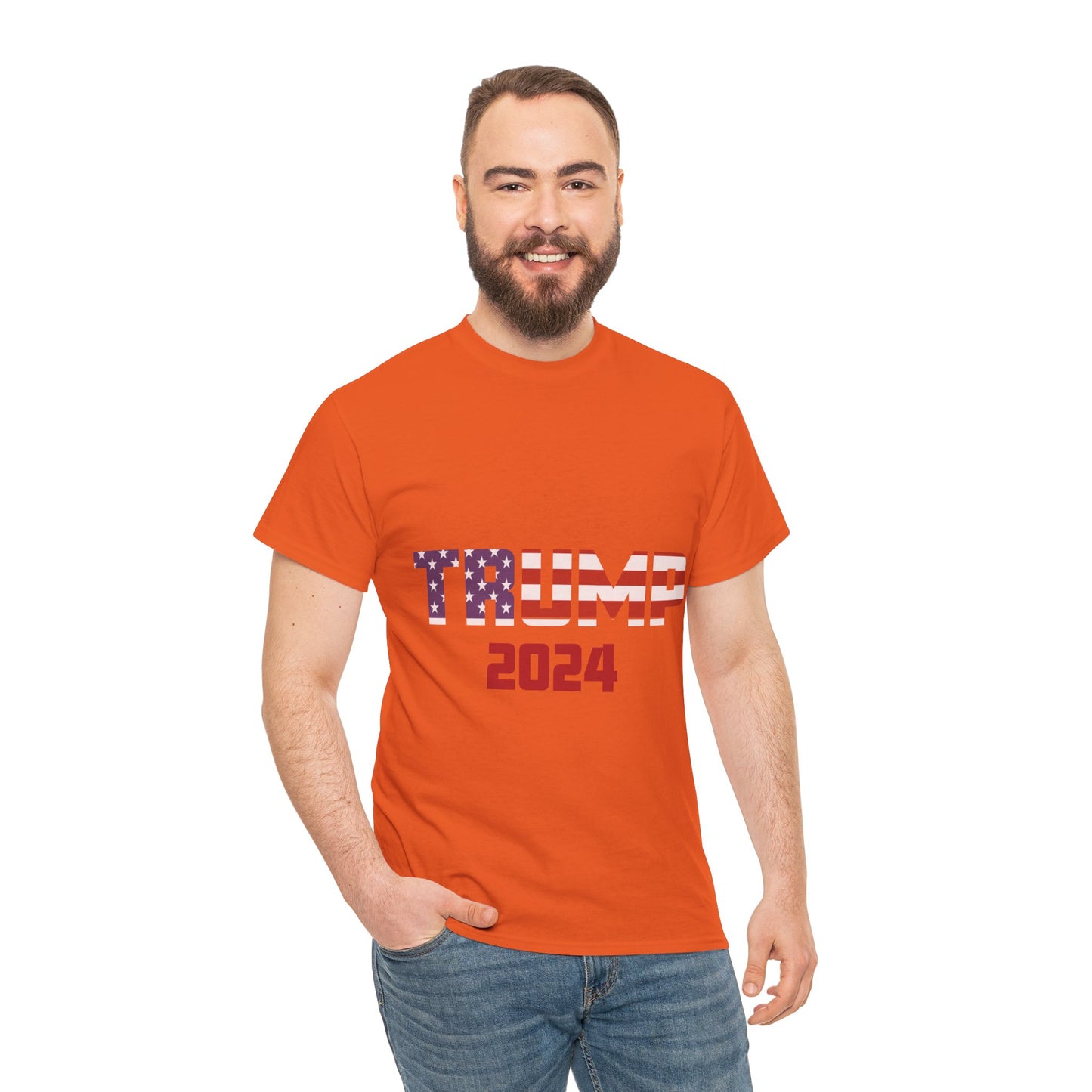 Trump 2024 B Unisex Heavy Cotton Tee