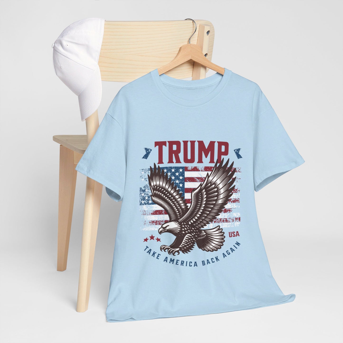 Trump MAGA Eagle Unisex Heavy Cotton Tee