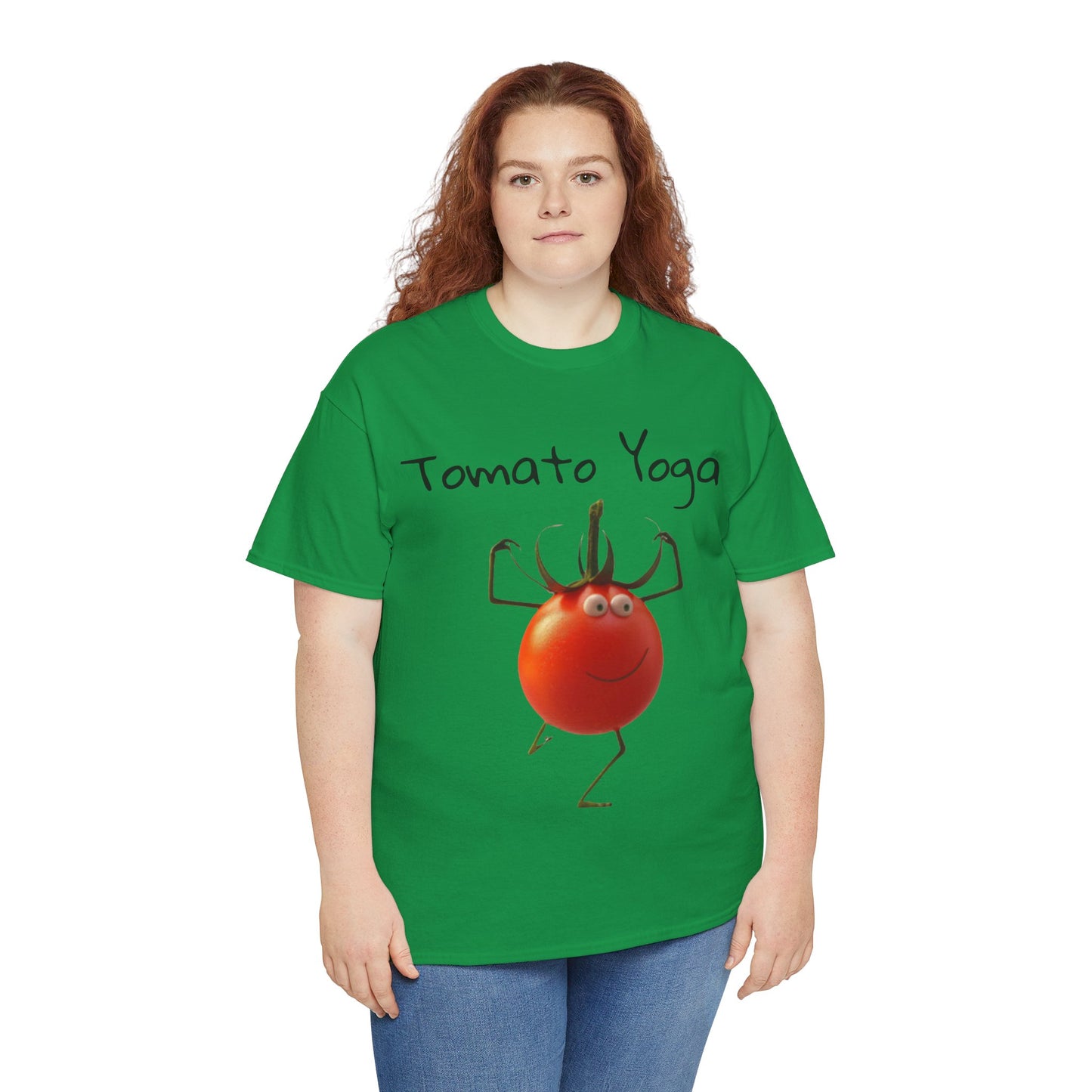 Tomato Yoga Unisex Heavy Cotton Tee