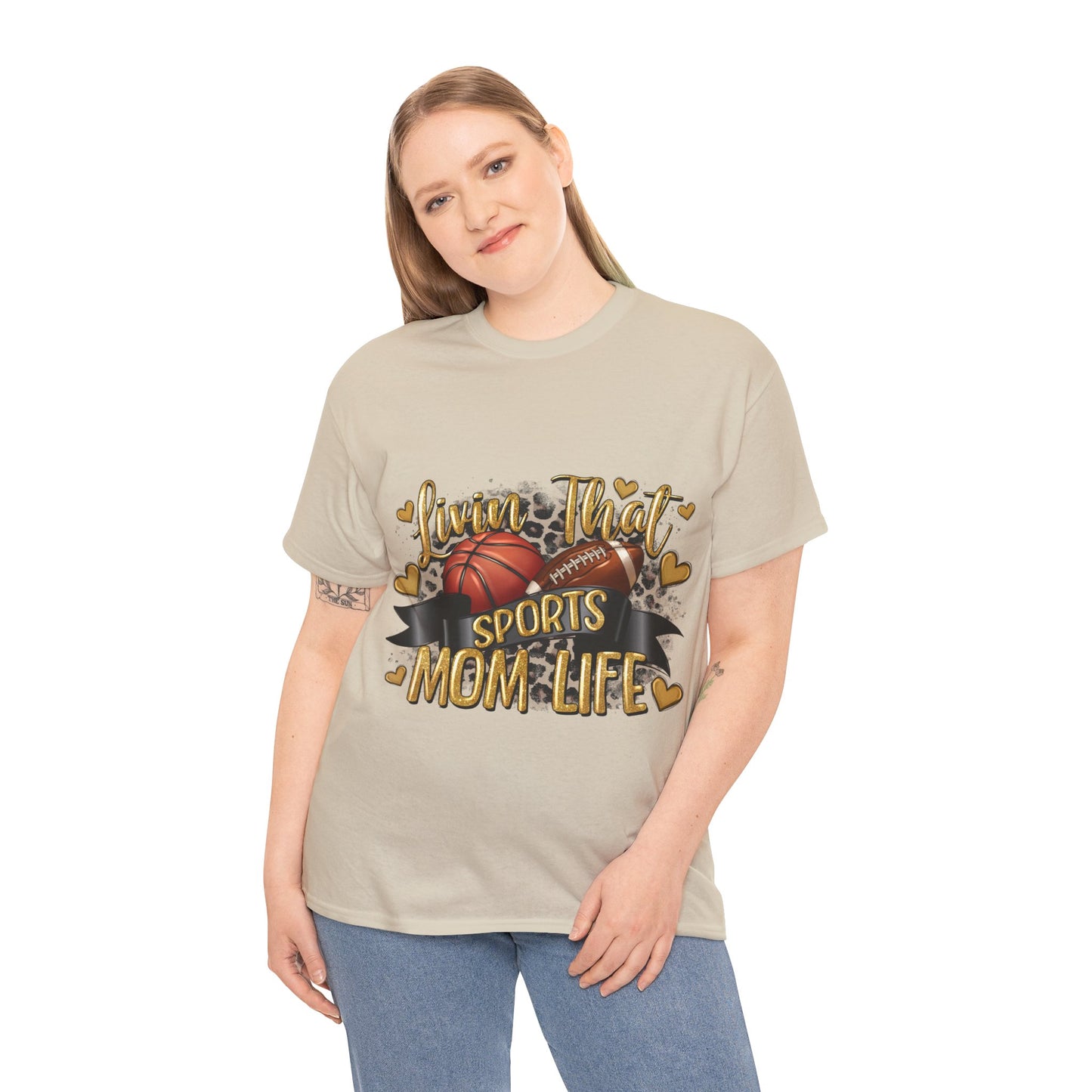 Sports Life Mom Unisex Heavy Cotton Tee