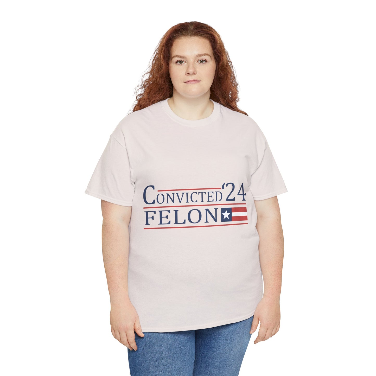 Convicted Felon Unisex Heavy Cotton Tee