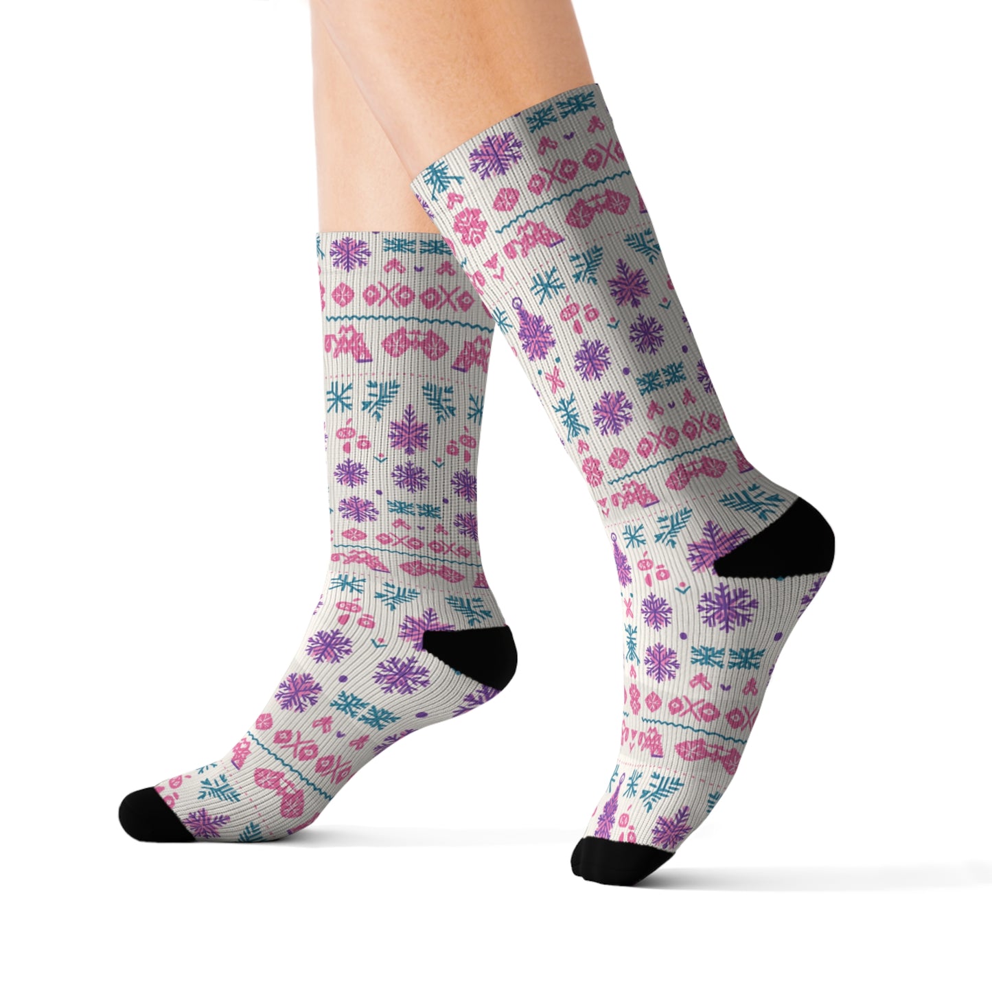 Ugly Sweater Collection 5 Sublimation Socks