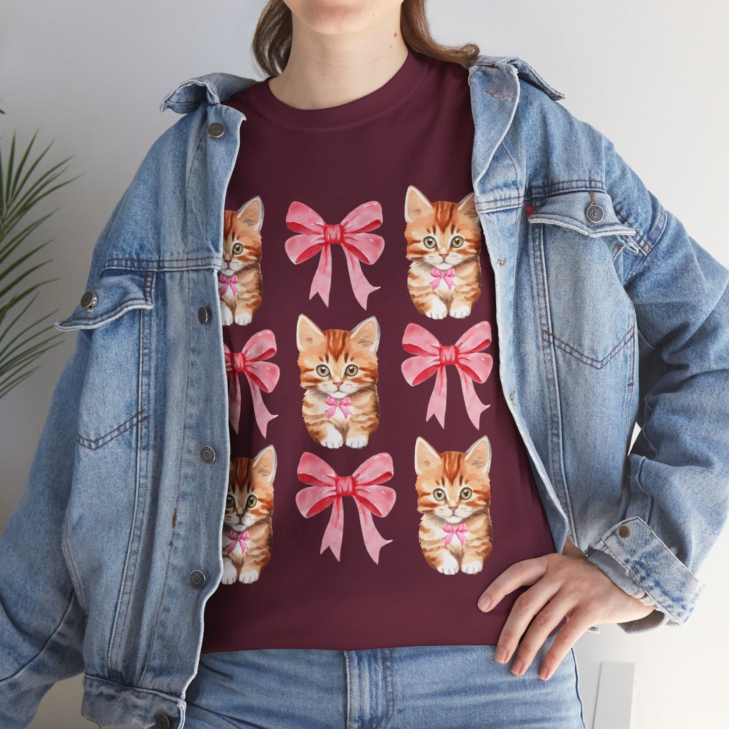 Cat Coquette Unisex Heavy Cotton Tee