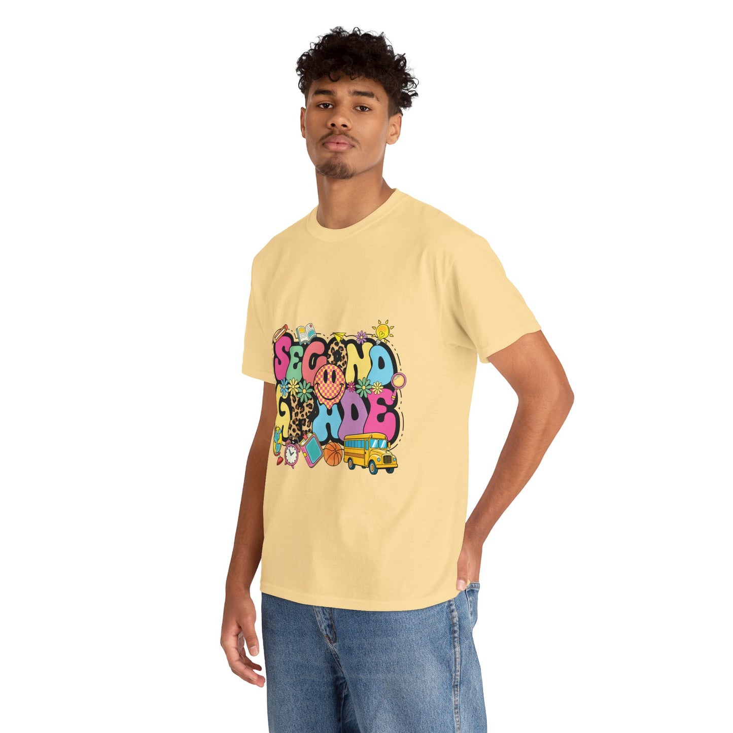 Second Grade Unisex Heavy Cotton Tee