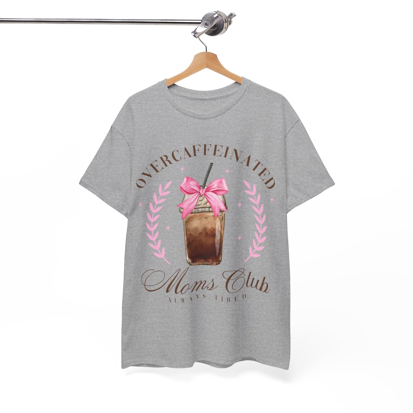 Over-caffeinated Mom Unisex Heavy Cotton Tee