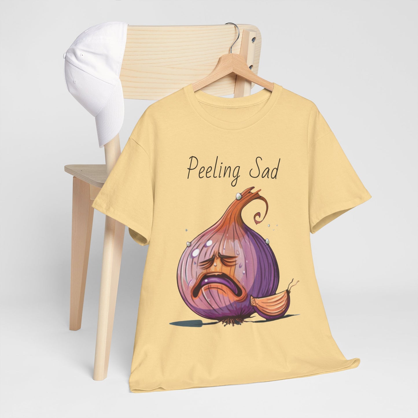 Peeling Sad Unisex Heavy Cotton Tee