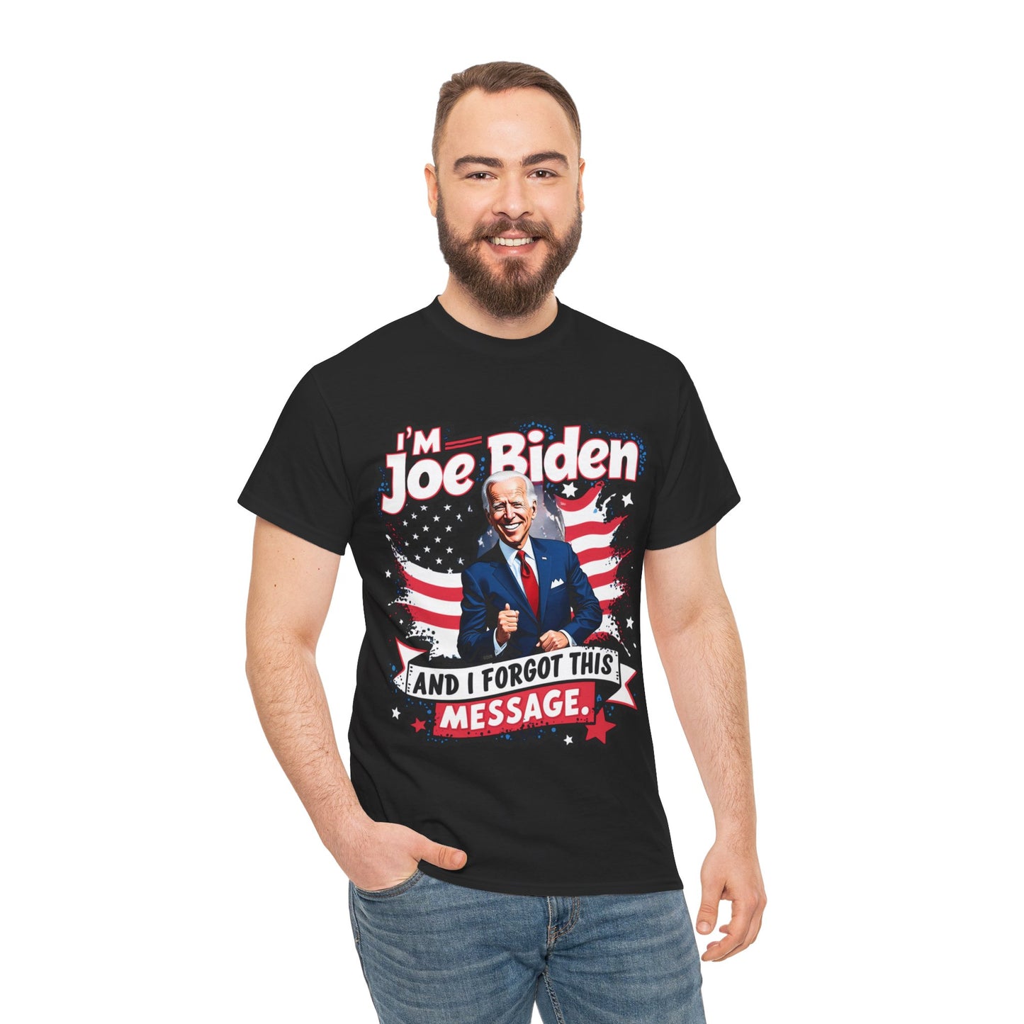 Biden I Forgot Unisex Heavy Cotton Tee