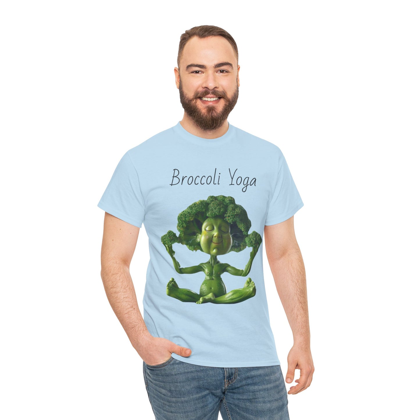 Broccoli Yoga Unisex Heavy Cotton Tee