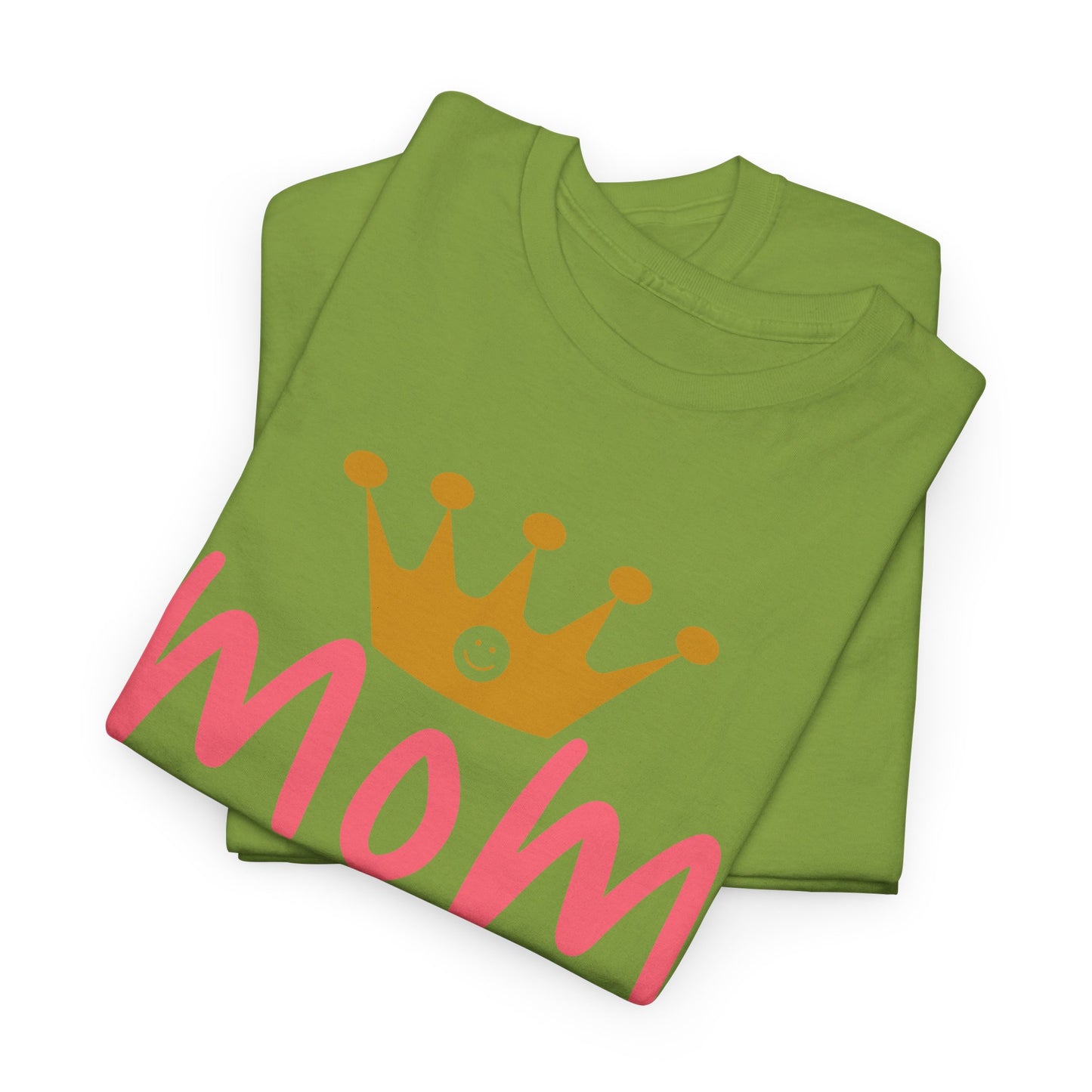 Mom Above Queen Unisex Heavy Cotton Tee