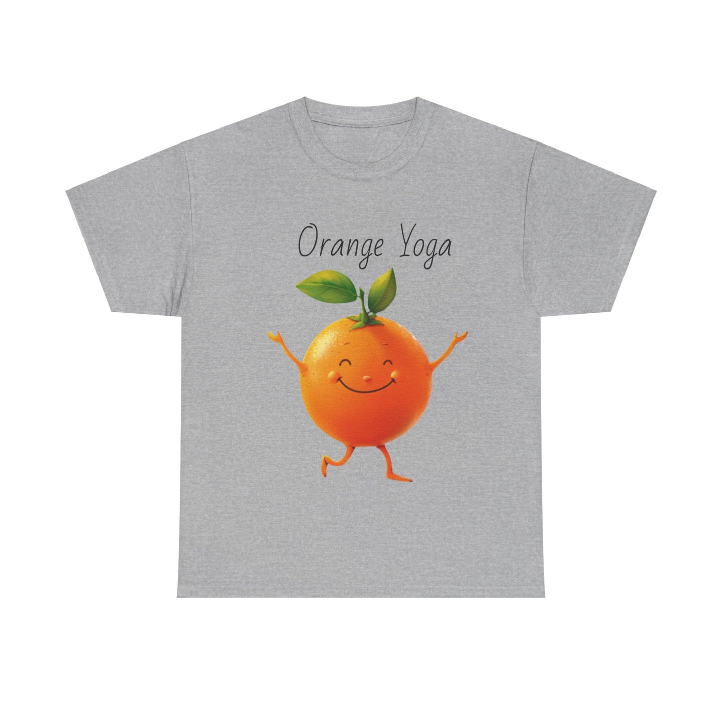 Orange Yoga Unisex Heavy Cotton Tee