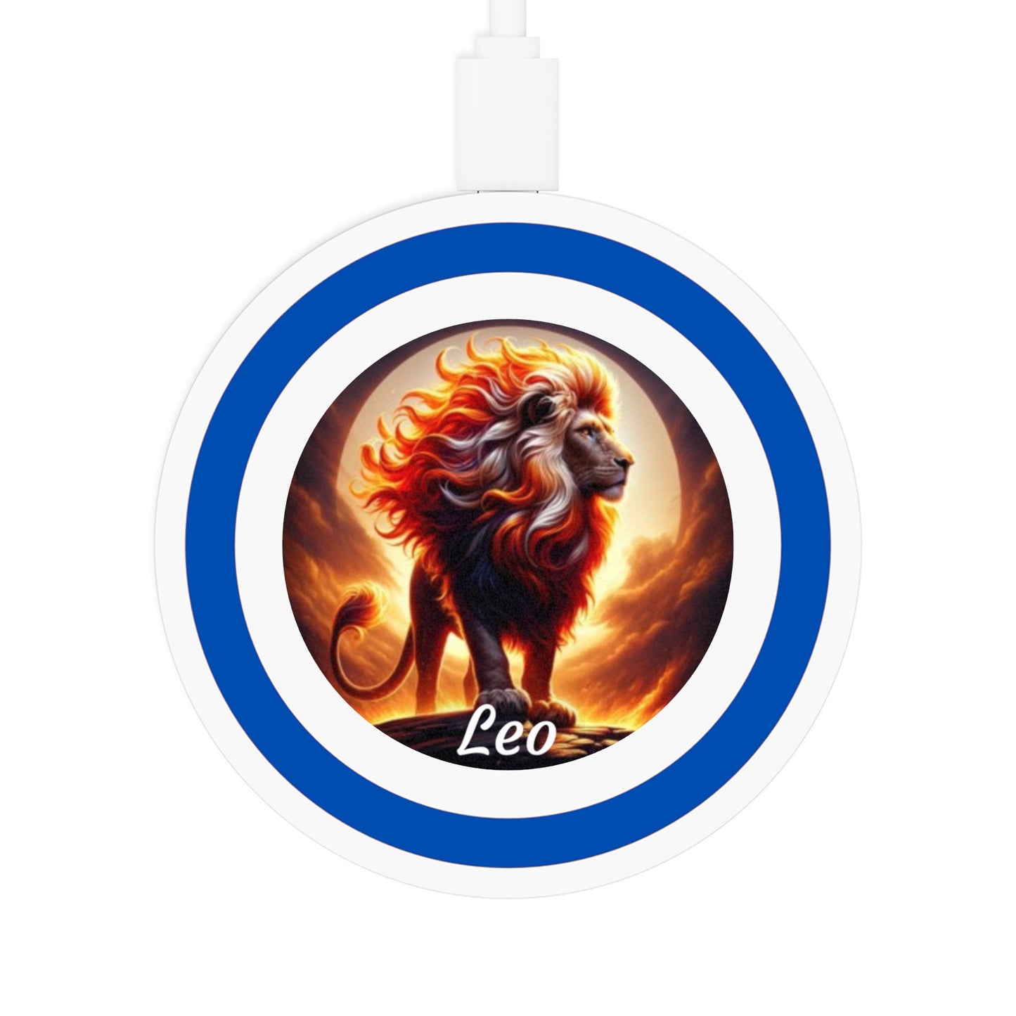 Leo Zodiac Sign Quake Wireless Charging Pad