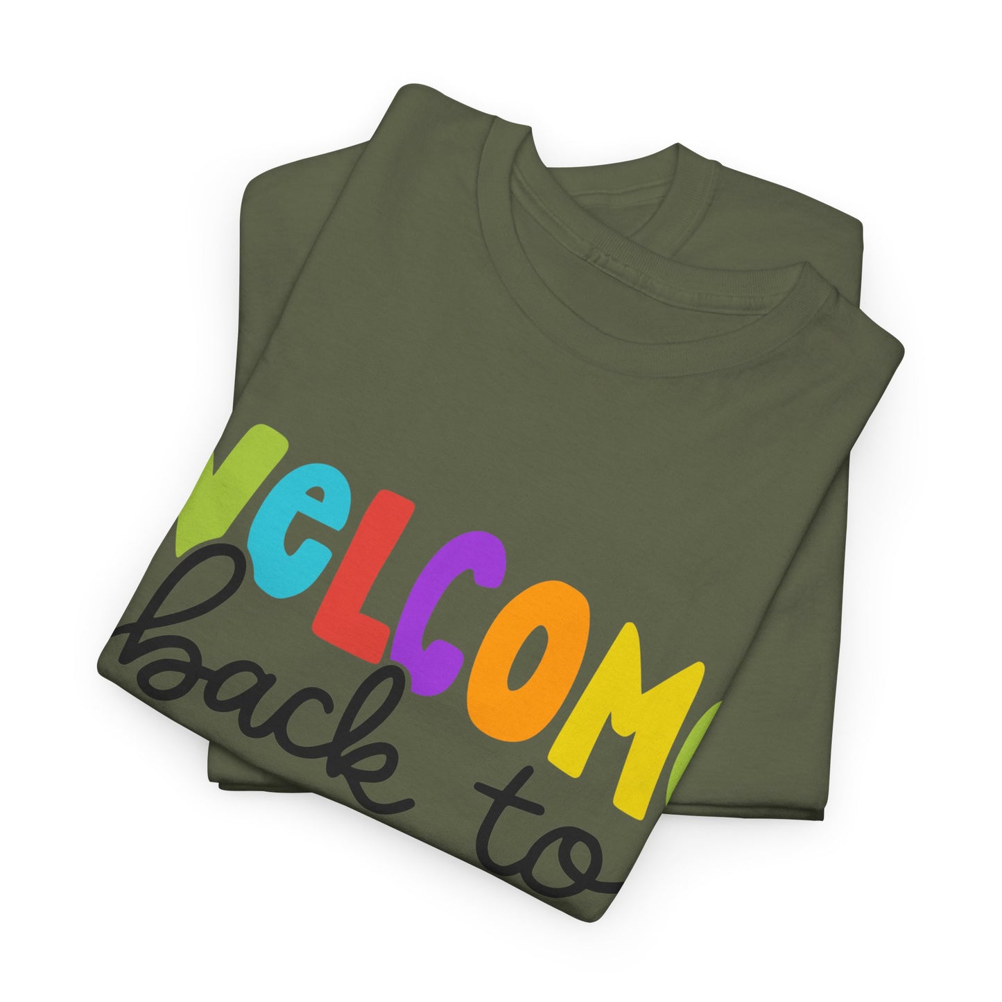 Welcome Back To School Unisex Heavy Cotton Tee