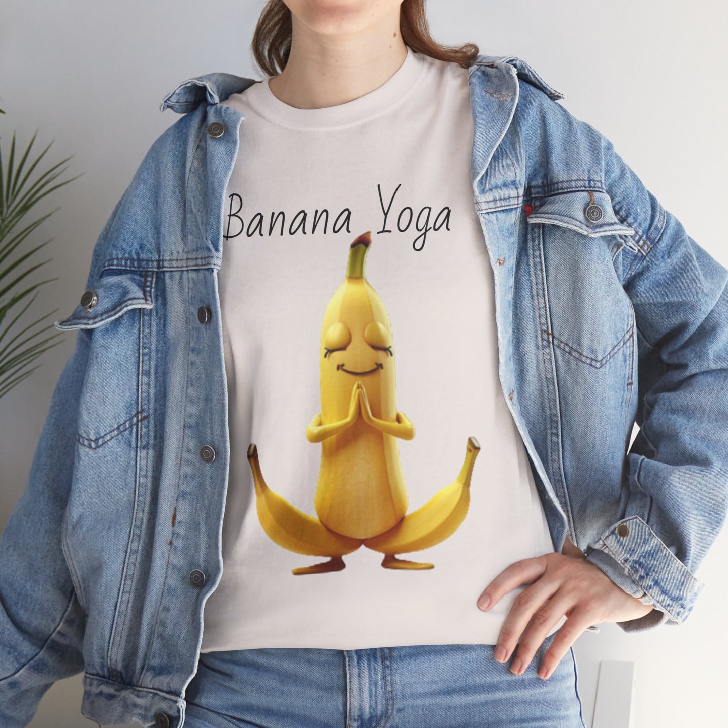 Banana Yoga Unisex Heavy Cotton Tee