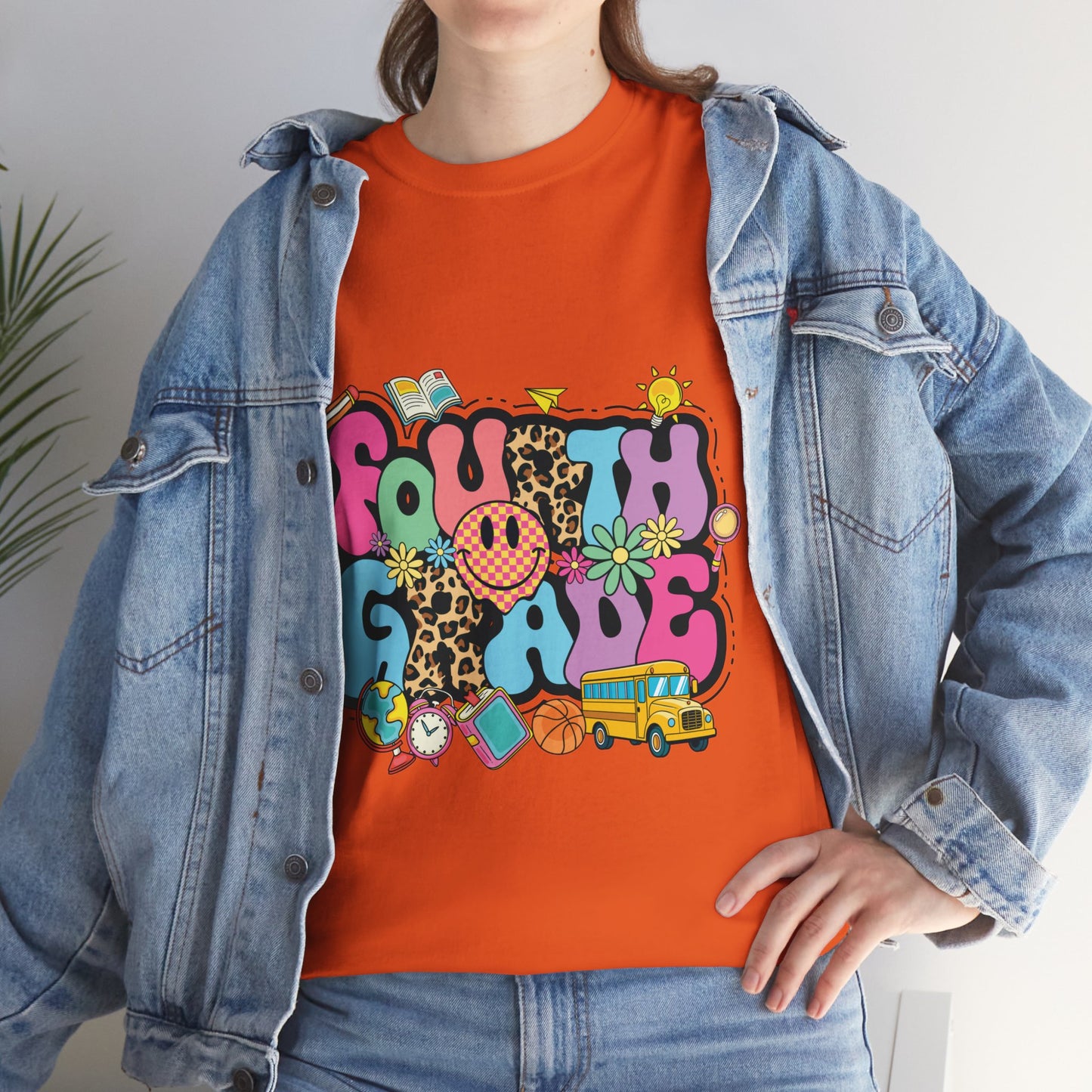 Fourth Grade Unisex Heavy Cotton Tee