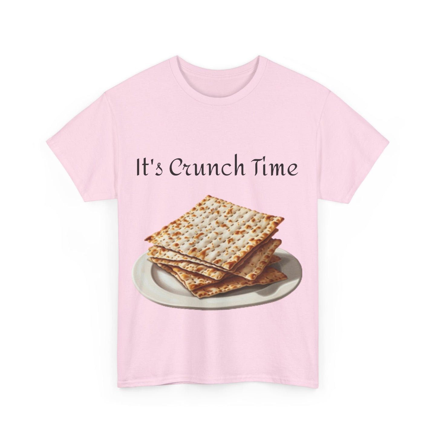 It's Crunch Time Matza Unisex Heavy Cotton Tee