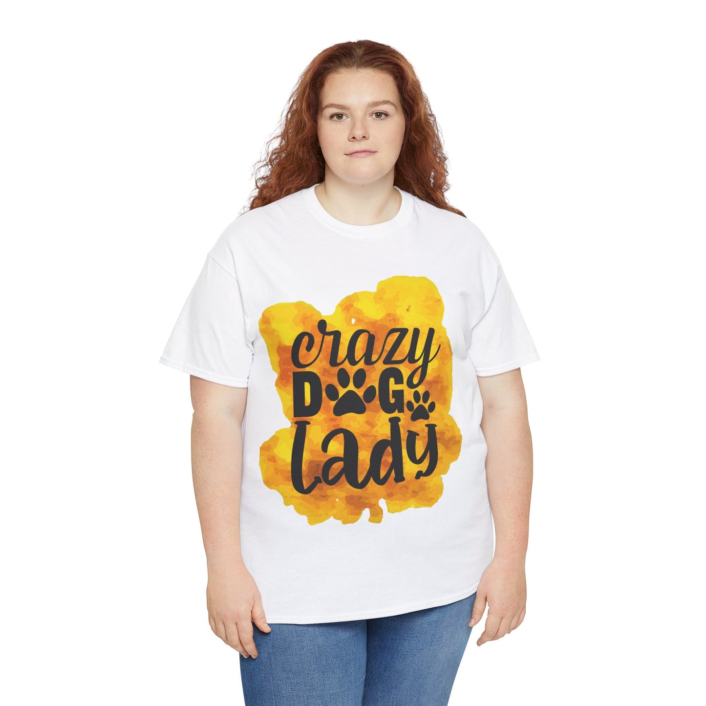 Crazy Dog Lady Unisex Heavy Cotton Tee