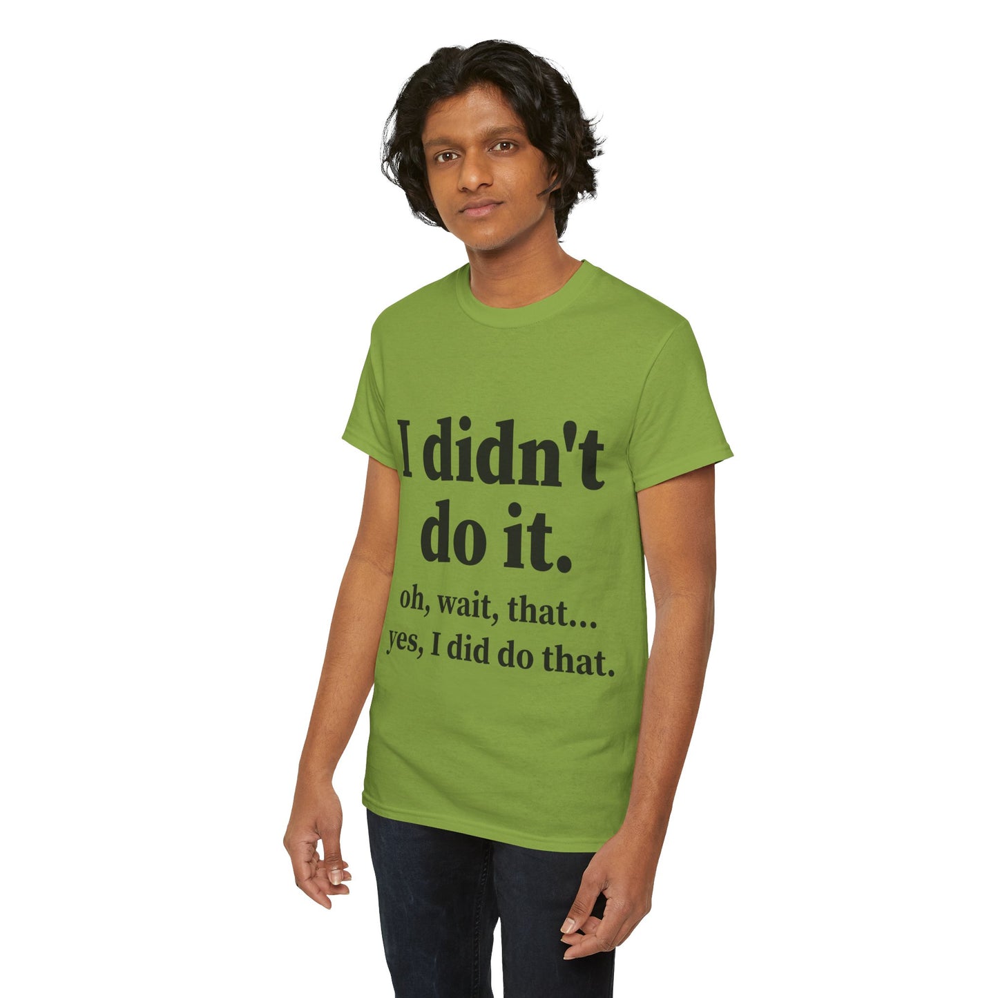 I Didn't Do It Unisex Heavy Cotton Tee