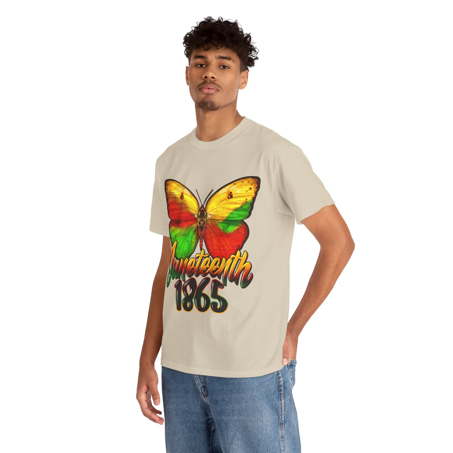 Juneteenth Butterfly Unisex Heavy Cotton Tee