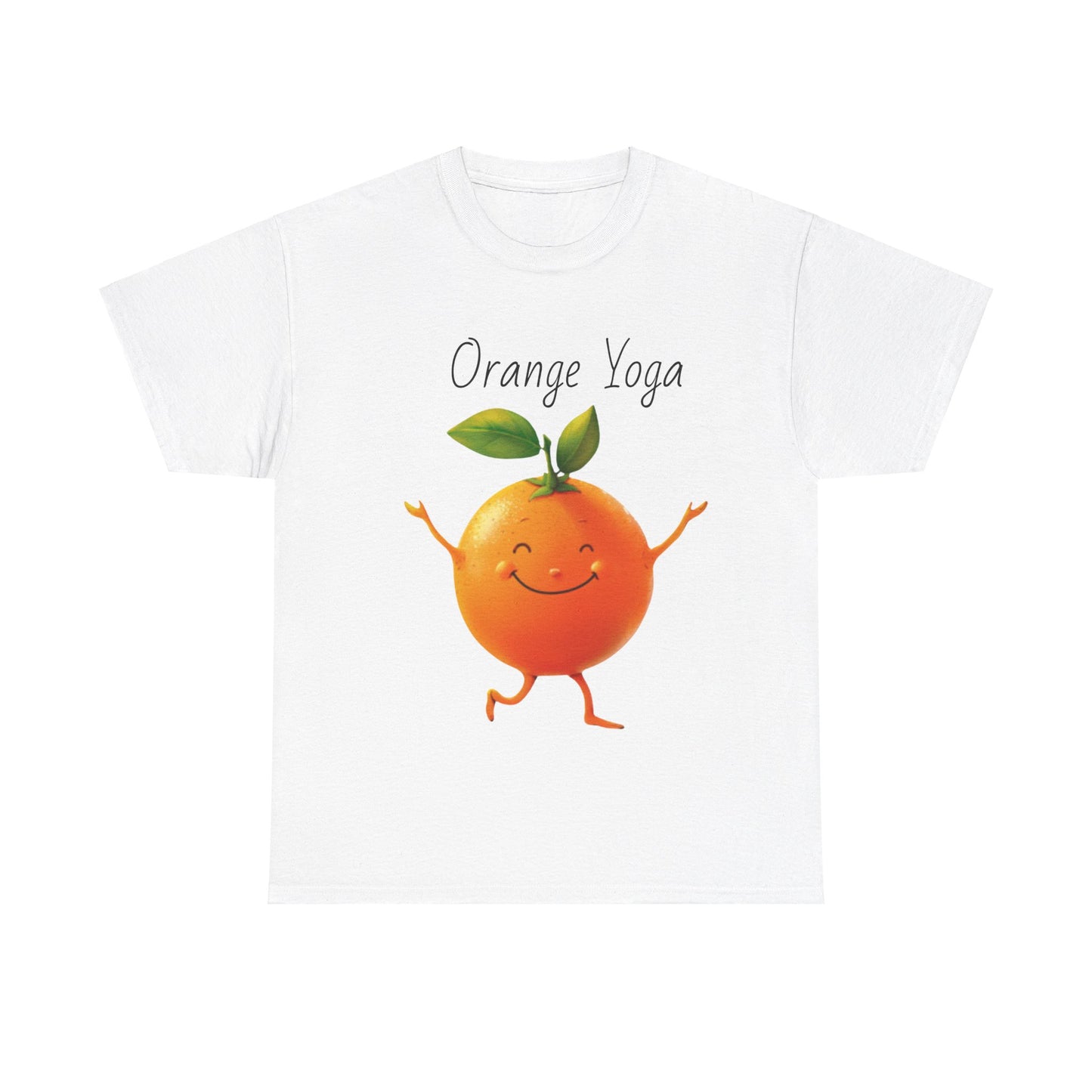 Orange Yoga Unisex Heavy Cotton Tee