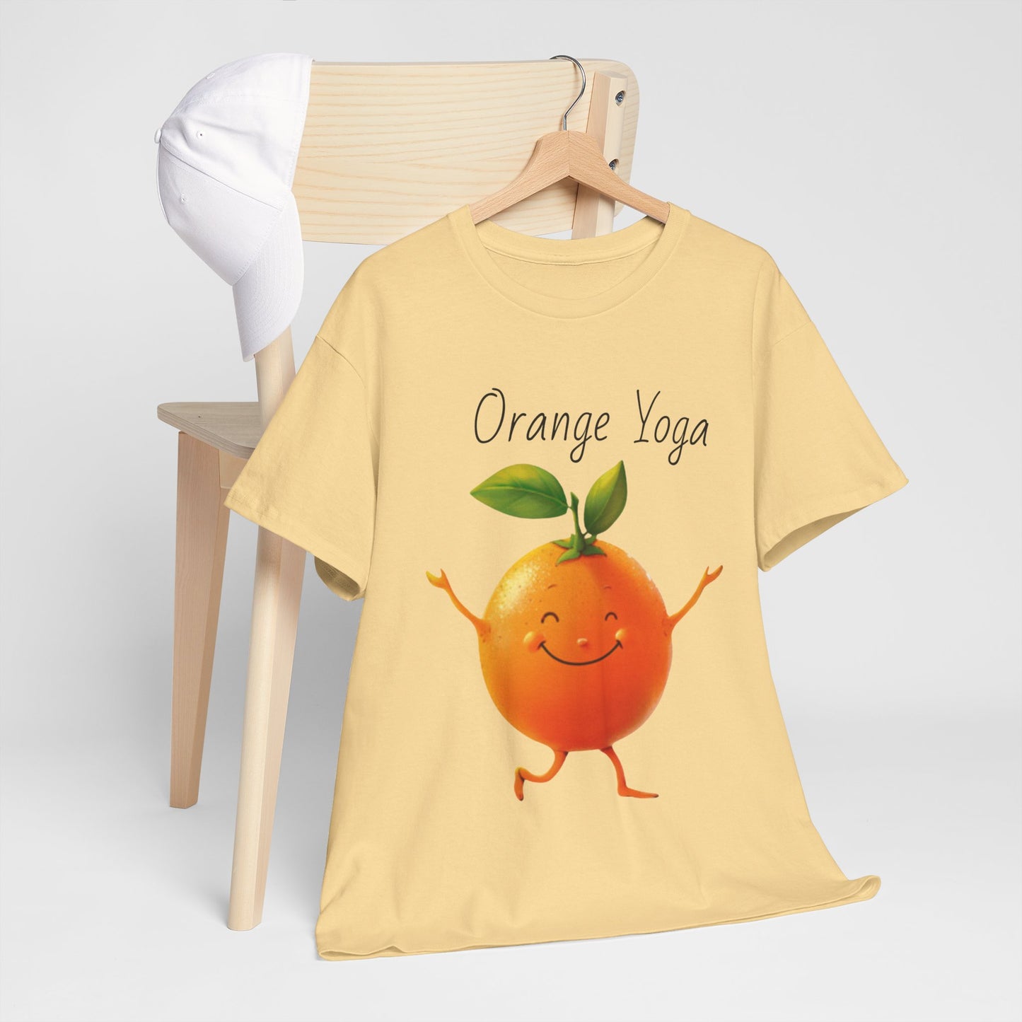 Orange Yoga Unisex Heavy Cotton Tee