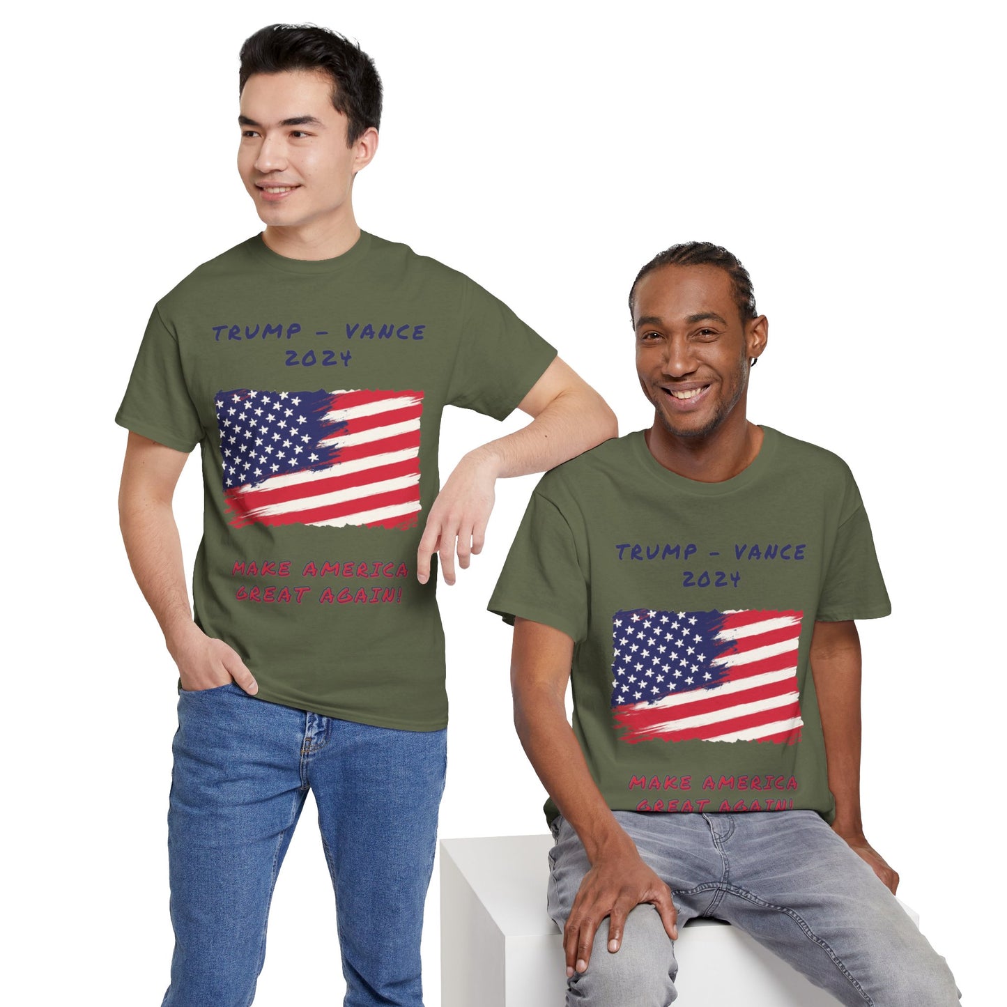 Trump Vance Unisex Heavy Cotton Tee