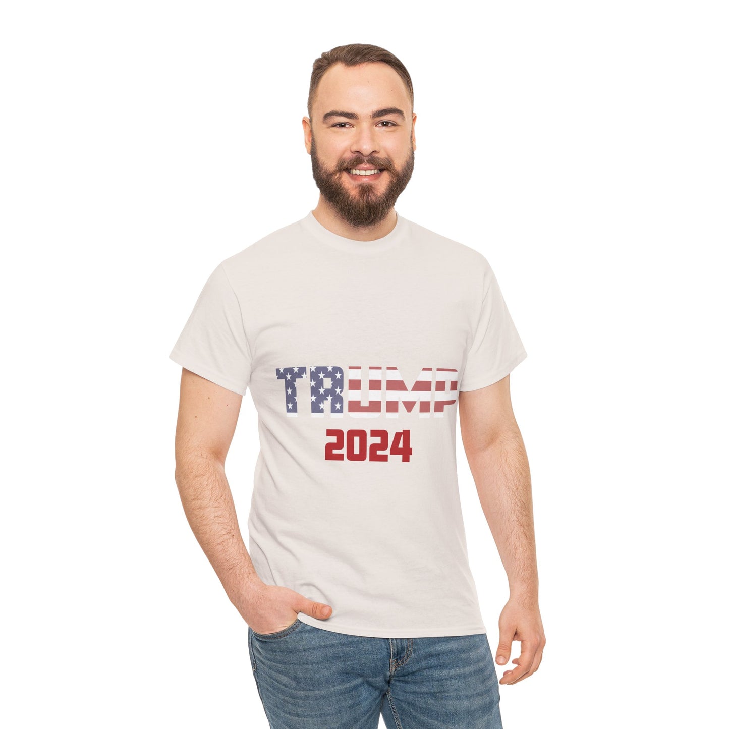 Trump 2024 B Unisex Heavy Cotton Tee