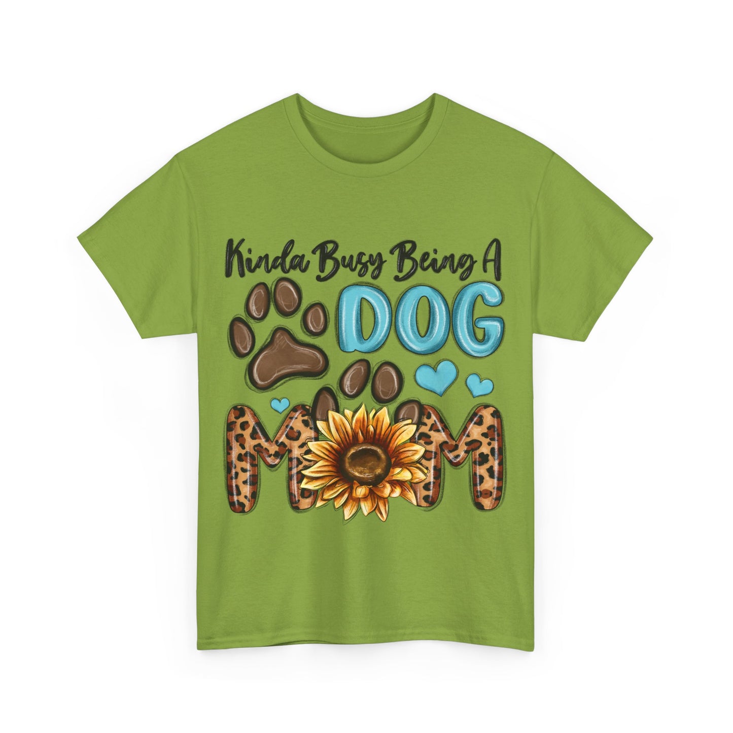 Busy Being A Dog Mom Unisex Heavy Cotton Tee