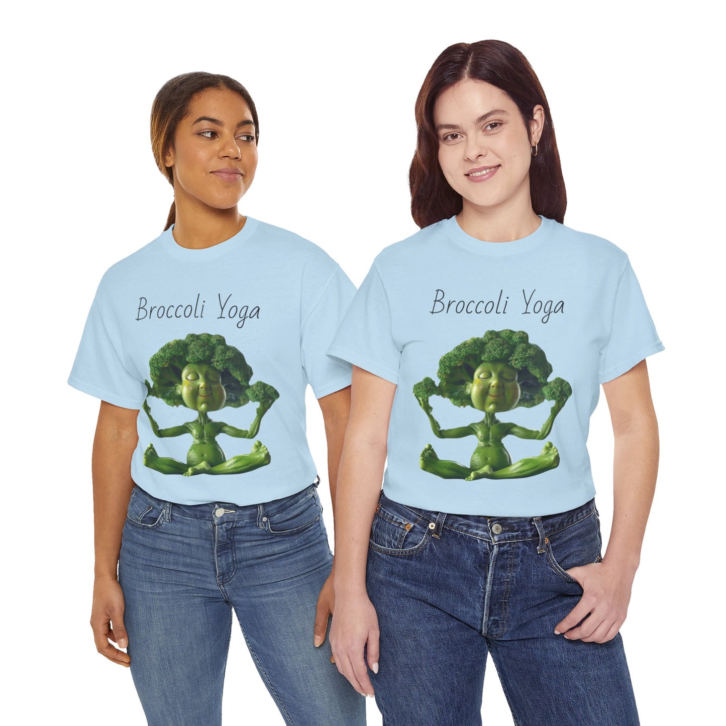 Broccoli Yoga Unisex Heavy Cotton Tee