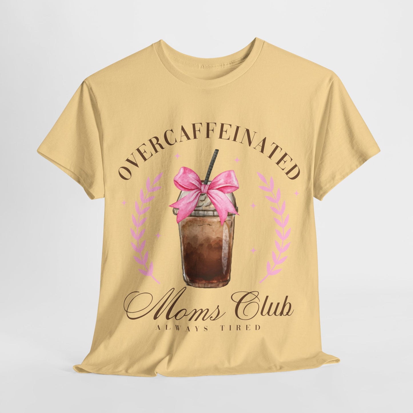 Over-caffeinated Mom Unisex Heavy Cotton Tee