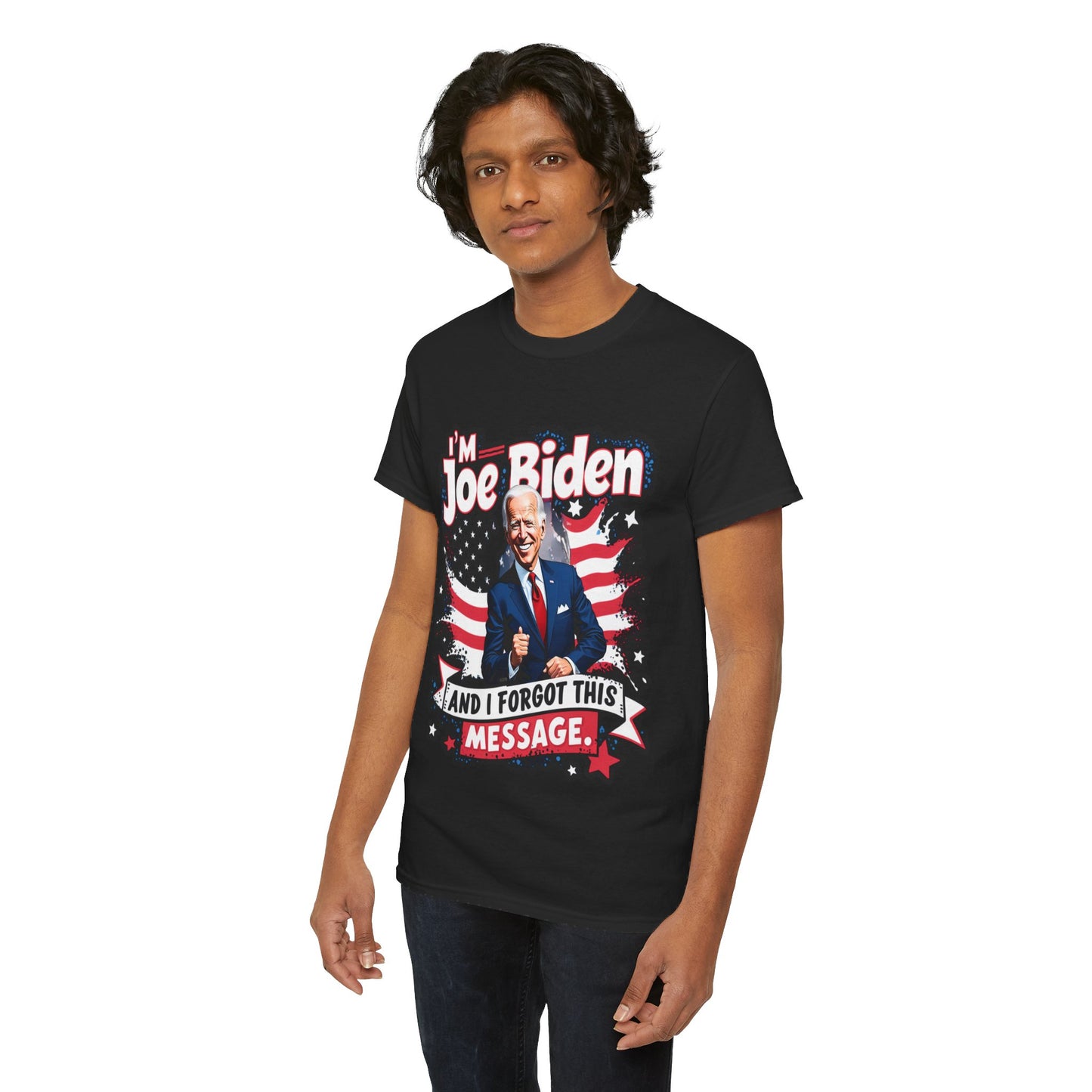 Biden I Forgot Unisex Heavy Cotton Tee