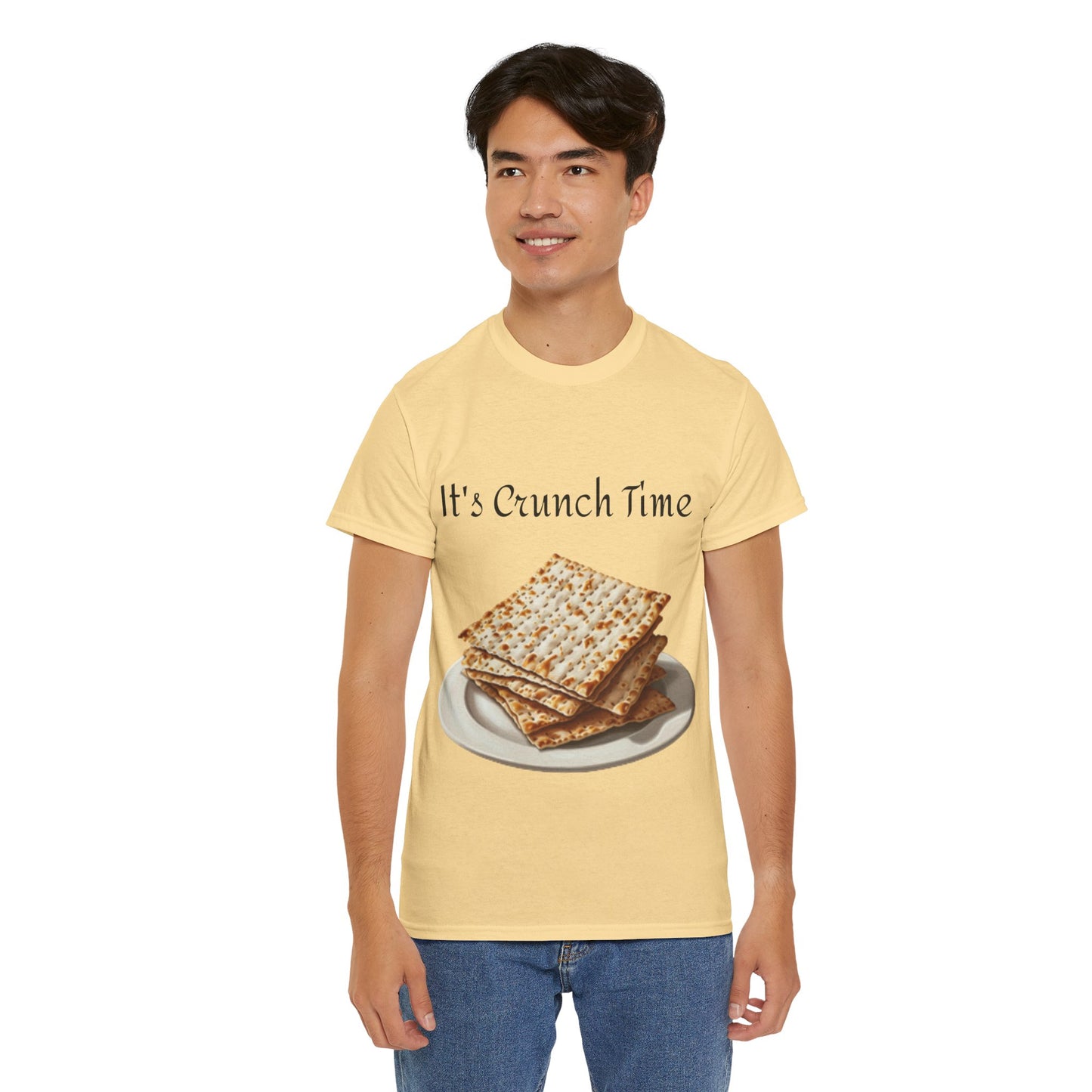 It's Crunch Time Matza Unisex Heavy Cotton Tee