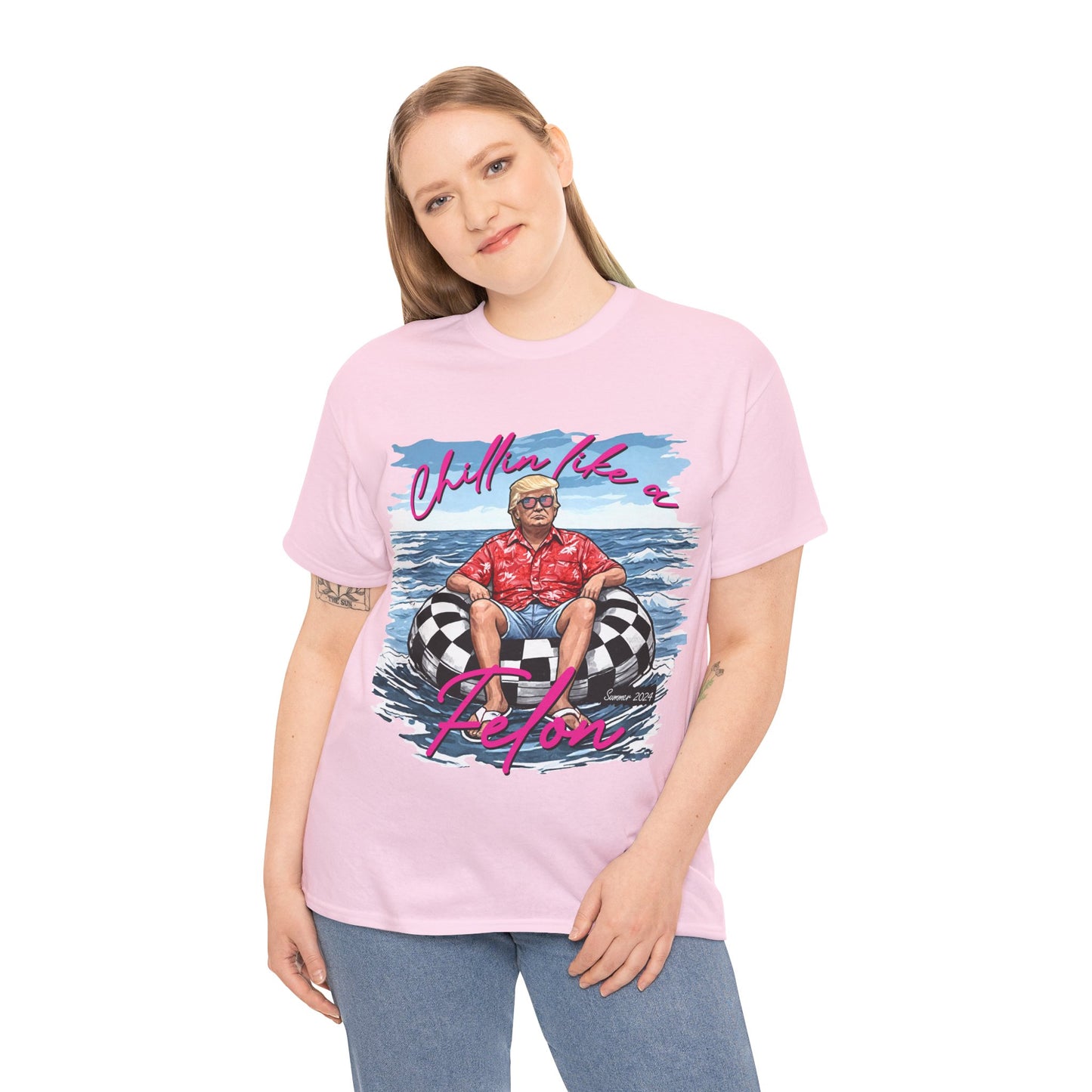 Trump Chillin' Unisex Heavy Cotton Tee