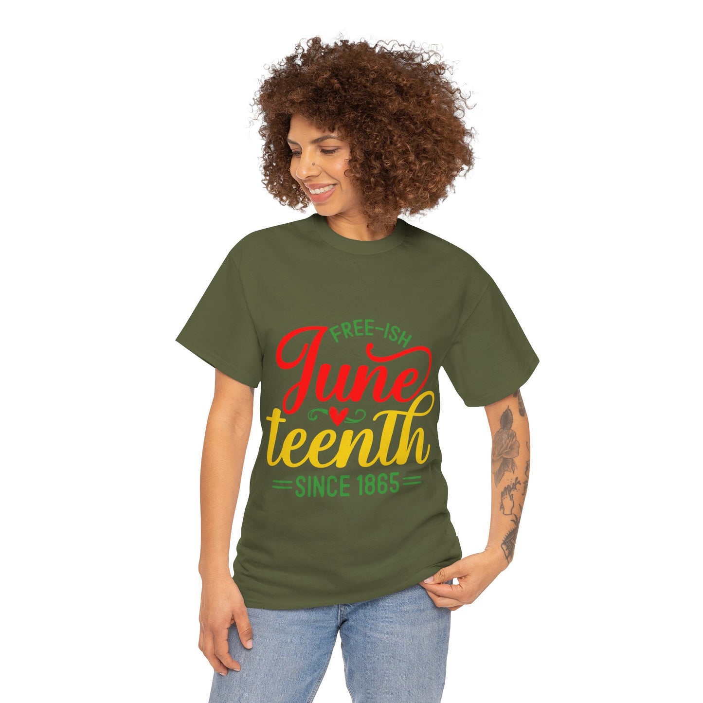 Juneteenth Free-ish Unisex Heavy Cotton Tee