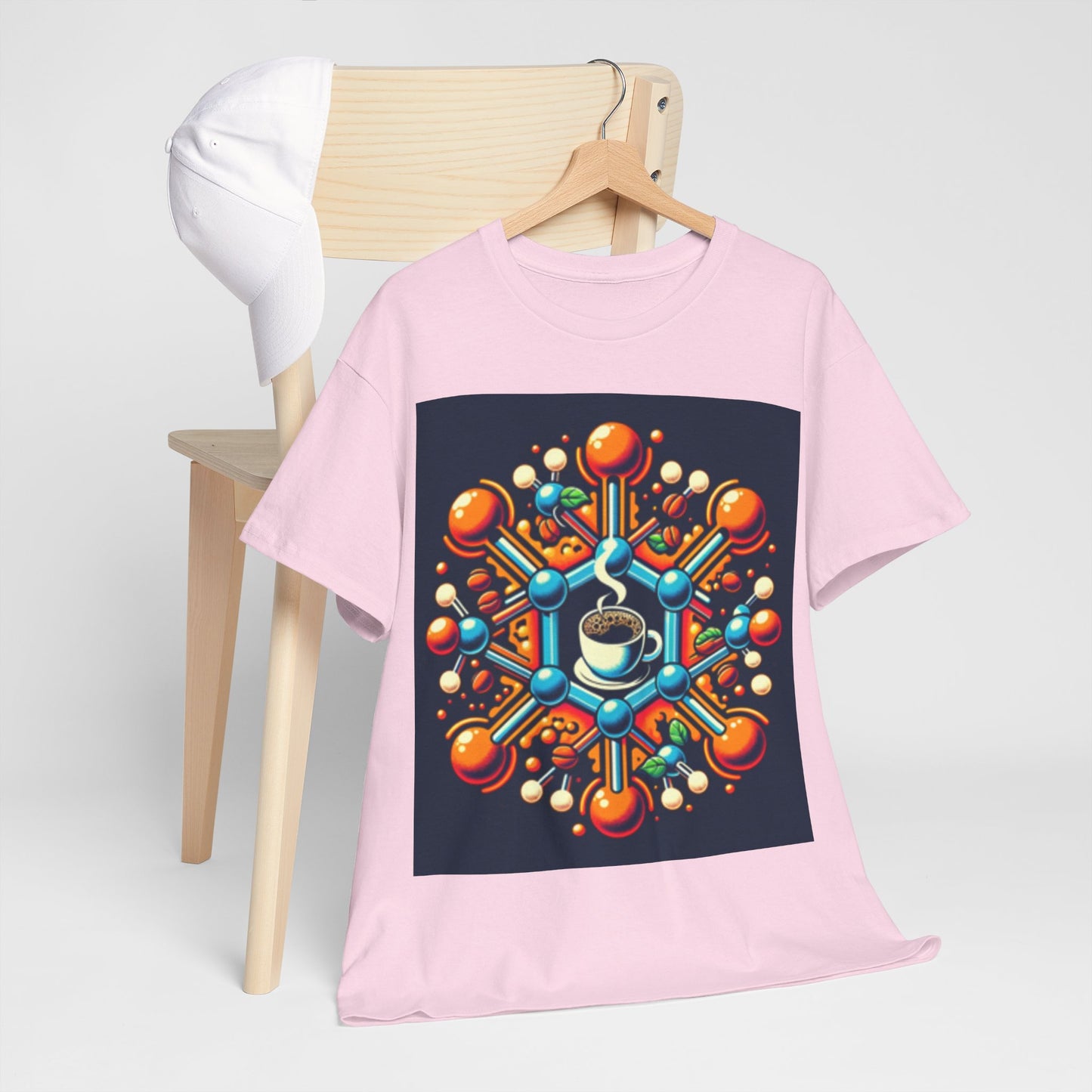 Color Bomb Coffee Cup Unisex Heavy Cotton Tee