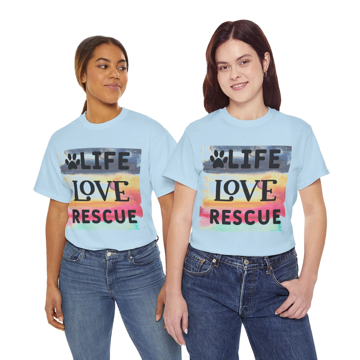 Life Love Rescue Unisex Heavy Cotton Tee