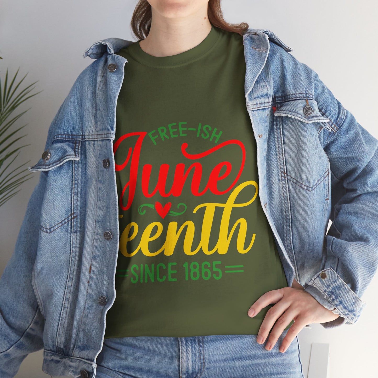 Juneteenth Free-ish Unisex Heavy Cotton Tee