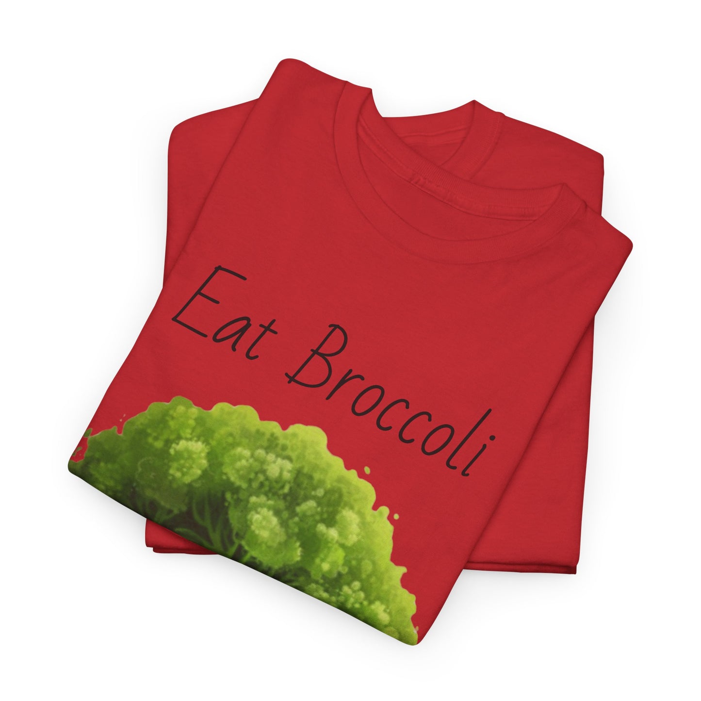 Eat Broccoli Unisex Heavy Cotton Tee