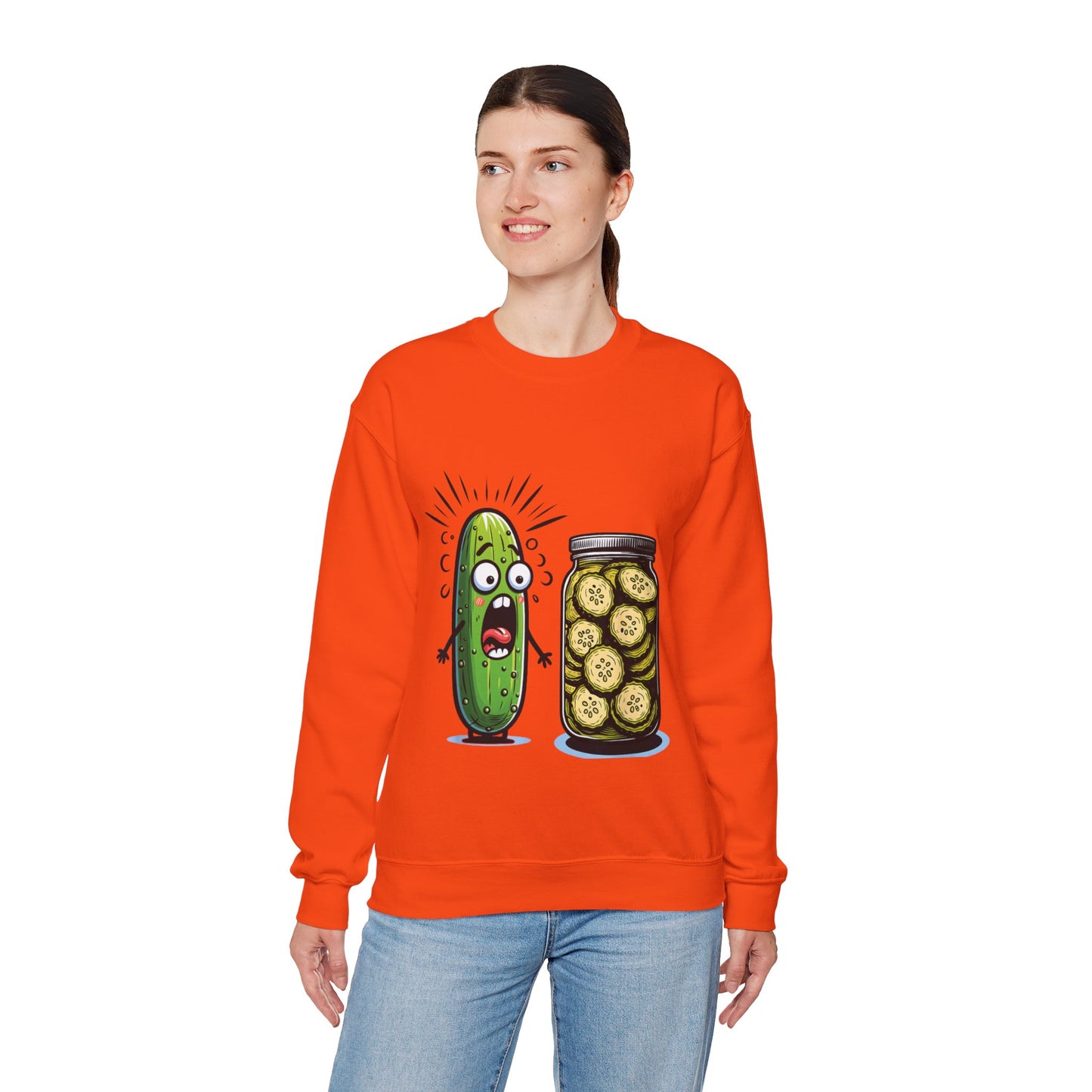 Terrified Pickle Unisex Heavy Blend™ Crewneck Sweatshirt