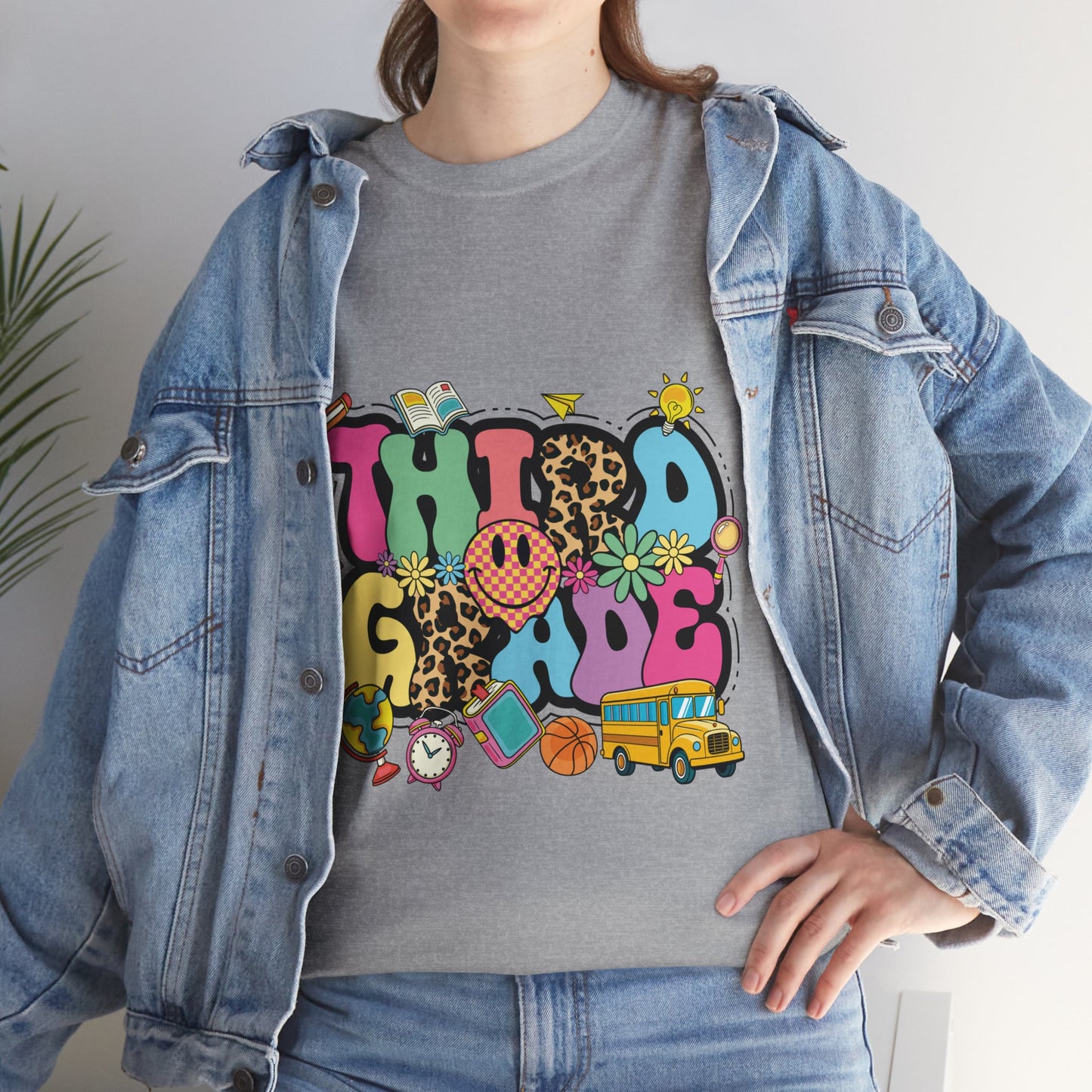 Third Grade Unisex Heavy Cotton Tee