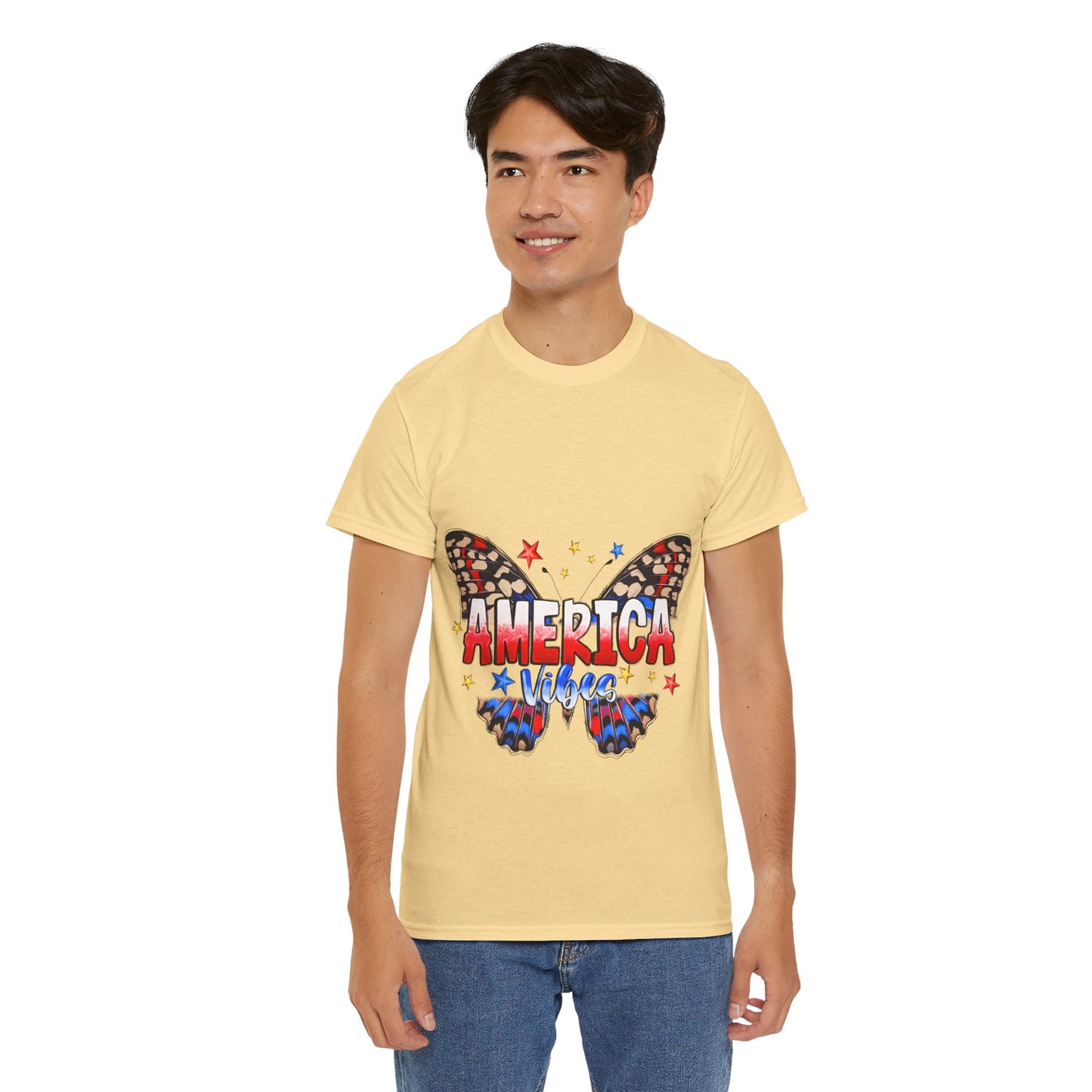 America Vibes Unisex Heavy Cotton Tee