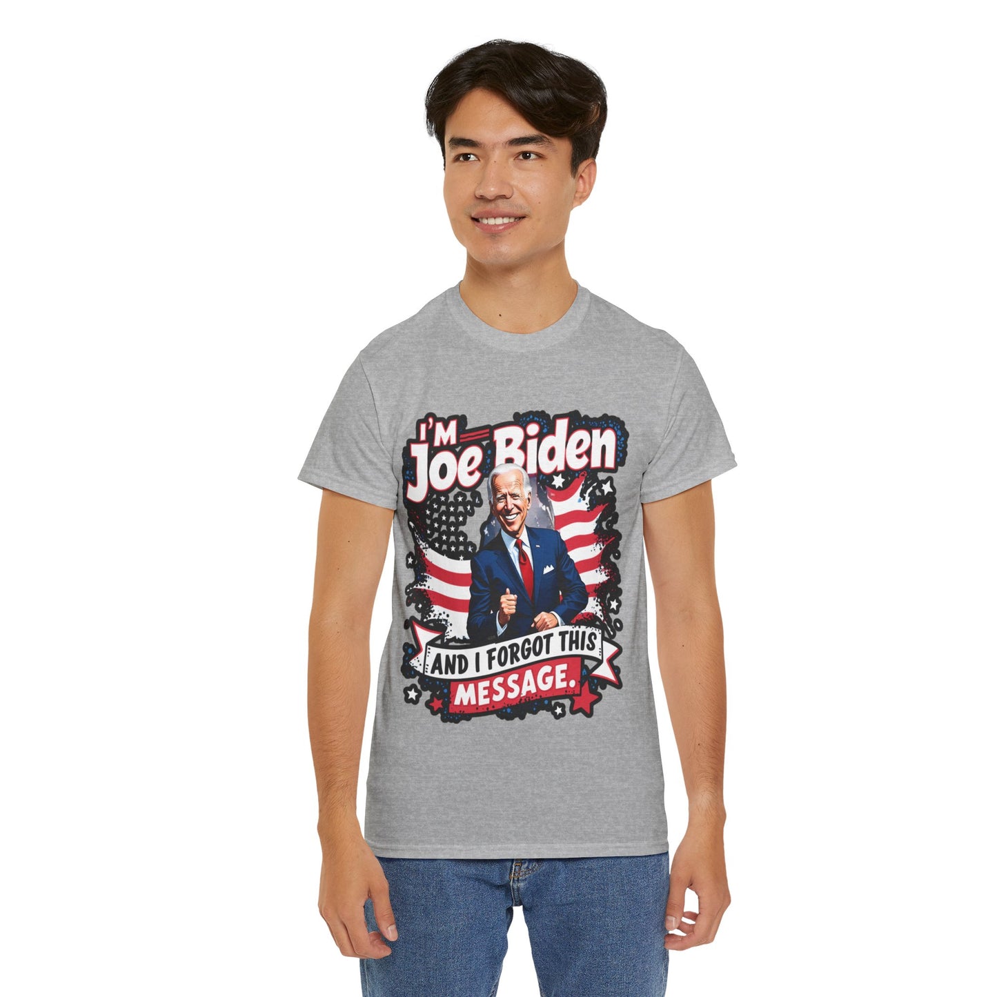 Biden I Forgot Unisex Heavy Cotton Tee