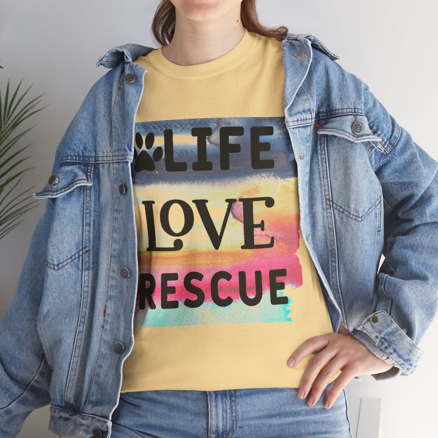 Life Love Rescue Unisex Heavy Cotton Tee