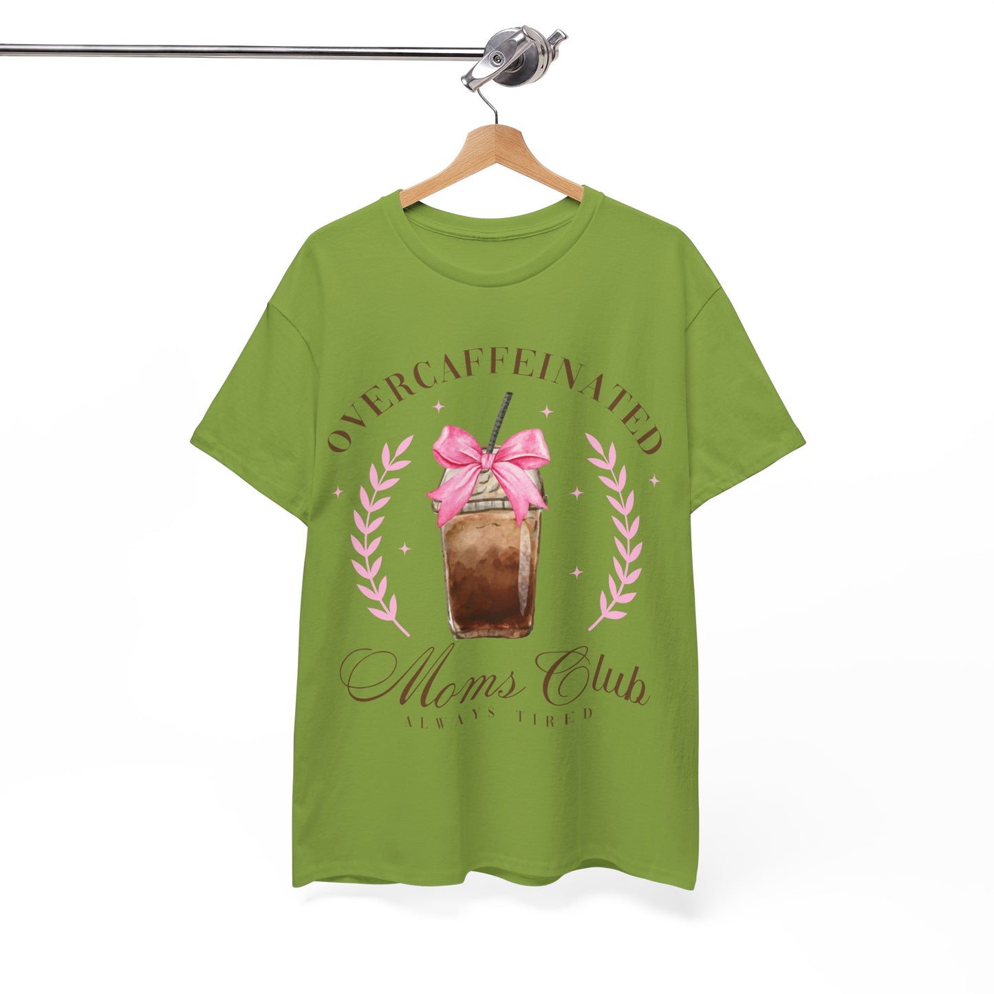 Over-caffeinated Mom Unisex Heavy Cotton Tee