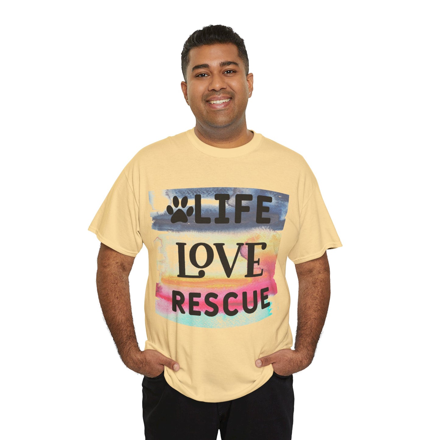 Life Love Rescue Unisex Heavy Cotton Tee