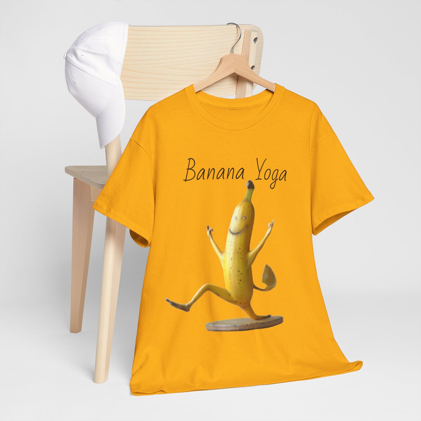 Banana Yoga2 Unisex Heavy Cotton Tee