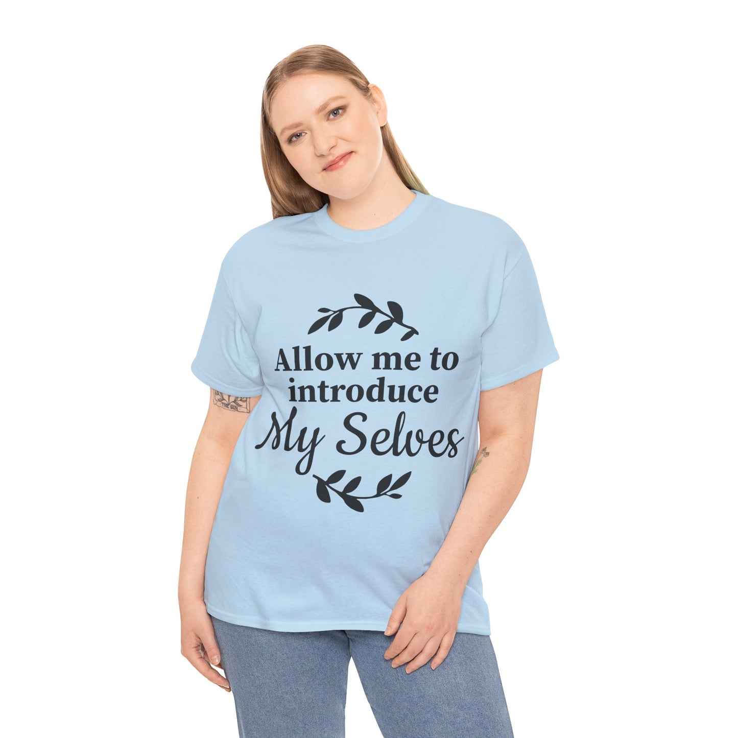 Allow Me To Introduce My Selves Unisex Heavy Cotton Tee