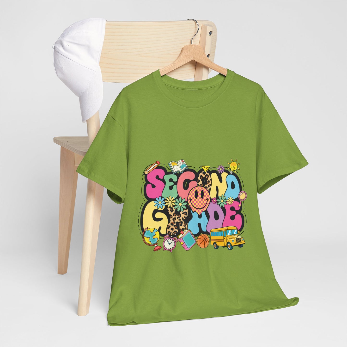 Second Grade Unisex Heavy Cotton Tee