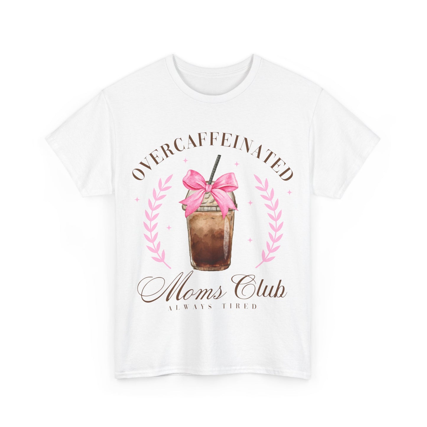 Over-caffeinated Mom Unisex Heavy Cotton Tee