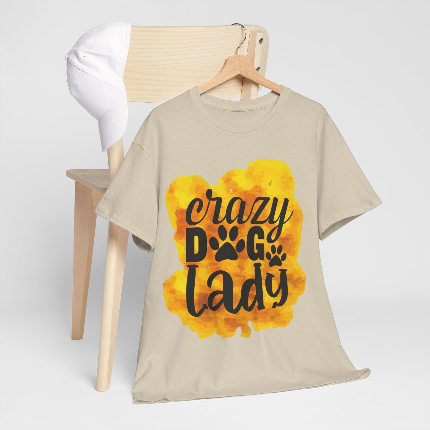 Crazy Dog Lady Unisex Heavy Cotton Tee